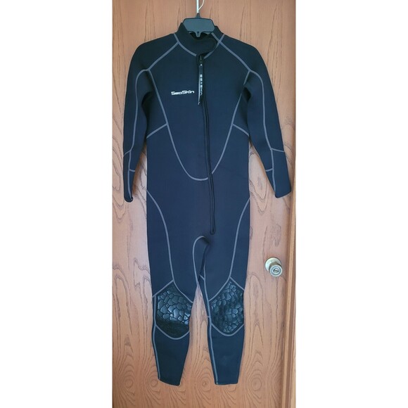 SeaSkin-Men's/Women's 3mm Shorty Front Zip Wetsuit-Size: Sm/Men  Med/Women-NEW! - Picture 1 of 15